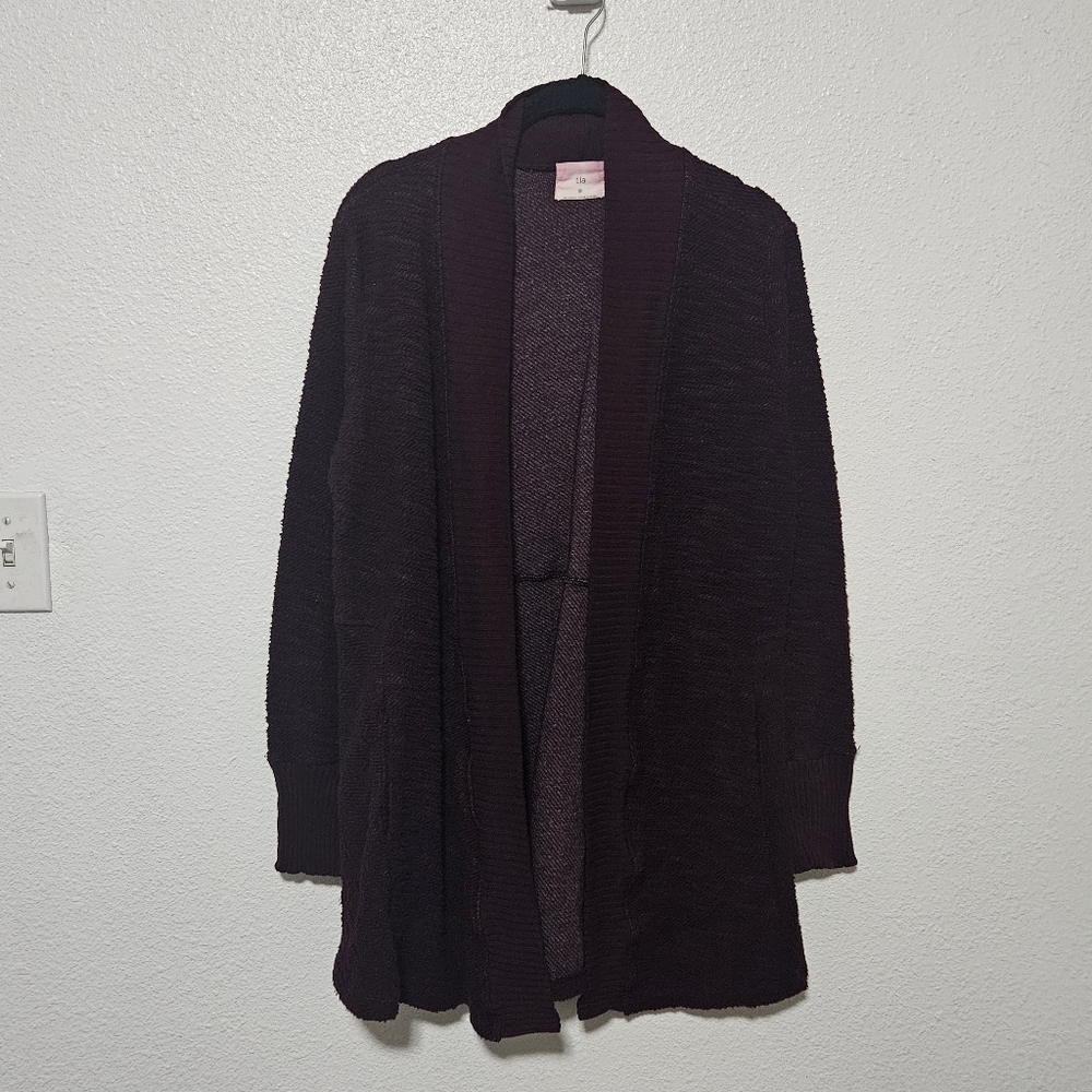 Anthropologie TLA open cardigan size small oversized